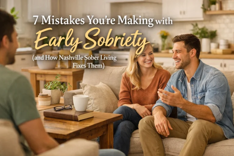 7 Mistakes You’re Making with Early Sobriety (and How Nashville Sober Living Fixes Them)